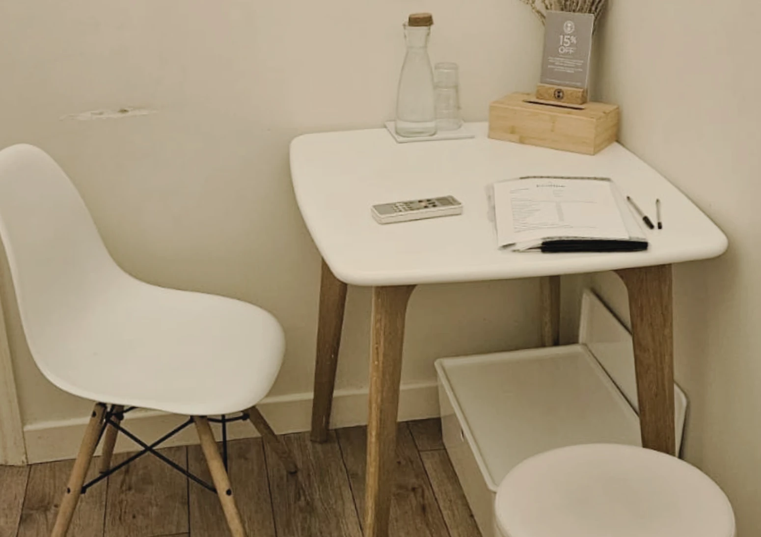 A consultation space at the therapy rooms