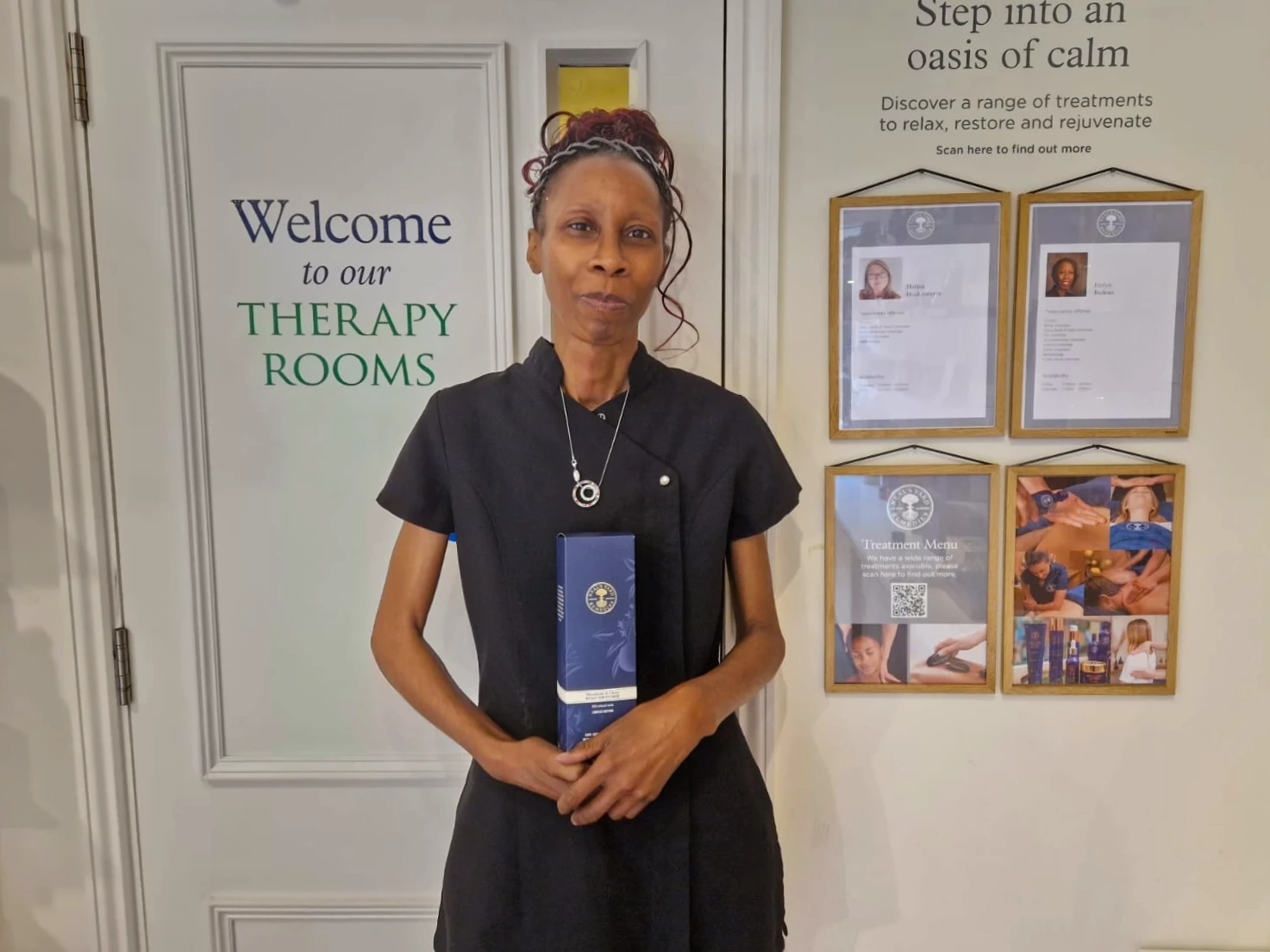 Eroline in the therapy rooms